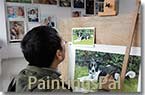 PaintingsPal Portrait Artist #43 good at impressionism and photo-like portrait