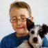 Portrait from photo sample #4 boy and his dog