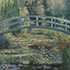 Claude Monet oil painting reproductions #176 Water Lily Pond and Japanese Foodbridge hand reproduced by PaintingsPal artist WXD
