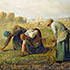Oil painting reproduction #35 The Gleaners 1857 by Jean Francois Millet